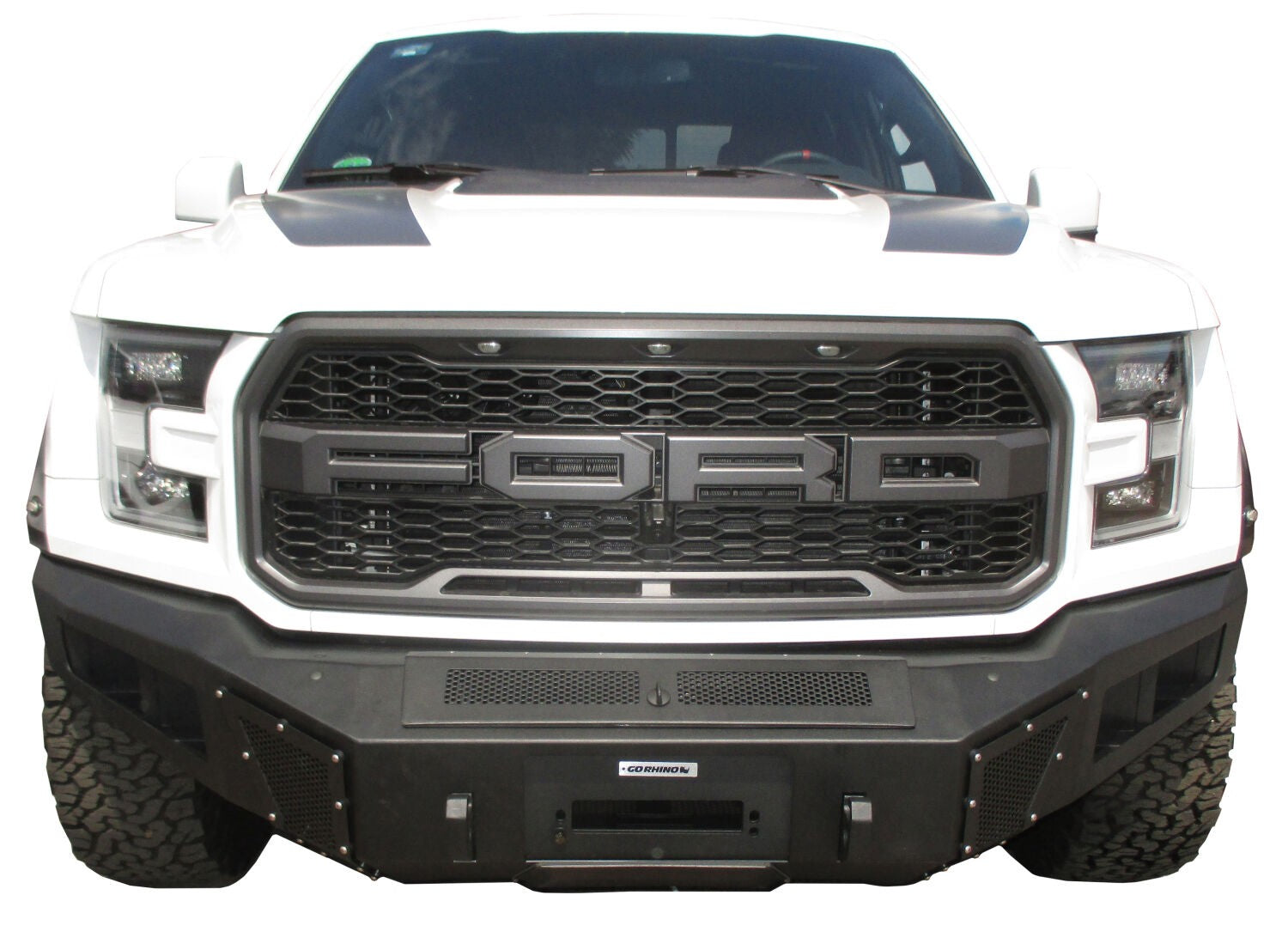 BR5.5 Front Bumper Replacement Textured Black 2017-2020 Ford F-150 Go Rhino