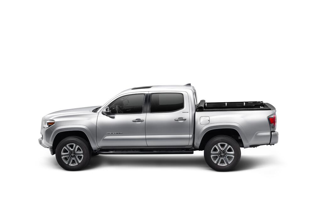 TruXport Tonneau Cover Black 2007-2013 Toyota Tundra 8 Foot Bed without Deck Rail System Truxedo