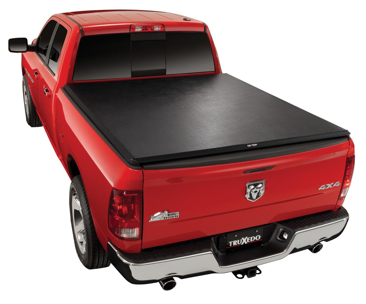 TruXport Tonneau Cover Black 2009-2018 (2019-2023 Classic) Ram 1500/2010-2027 2500/3500 8 Foot Bed without RamBox Truxedo