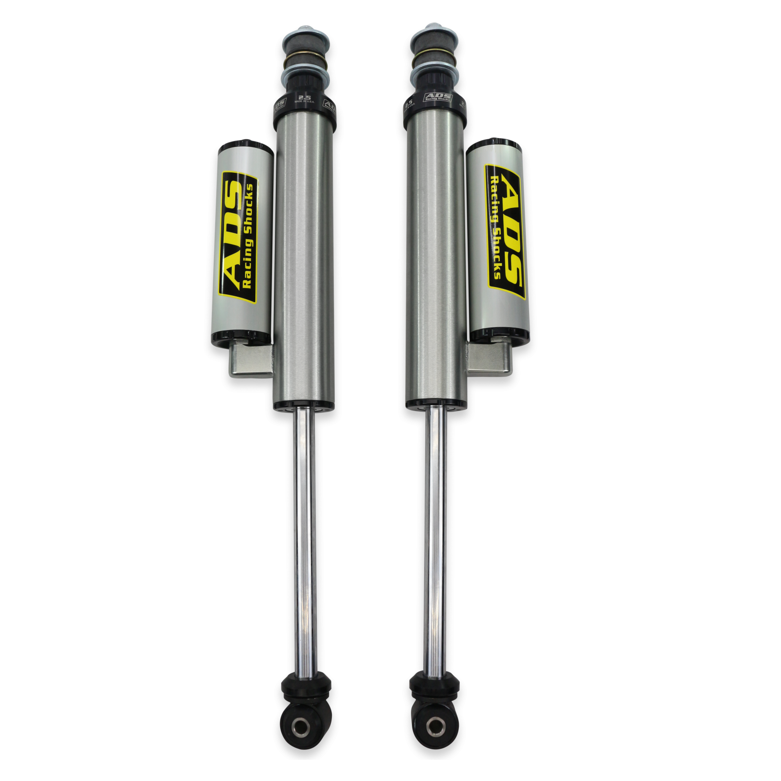 2007-2017 Jeep Wrangler Direct Fit 2.5 inch Reservoir Race Shocks Front 16.581 Inch Collapsed 26.596 Inch Extended ADS Shocks