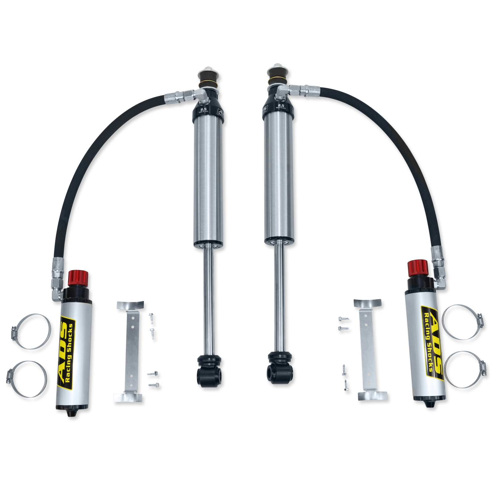 2003-2024 Toyota 4Runner 2007-2014 Toyota Fj Cruiser Direct Fit 2.5 inch Adjustable Reservoir Race Shocks Rear Fits Vehicles With 0-2 (in) Rear Lift, Without X-Reas Suspension) ADS Shocks