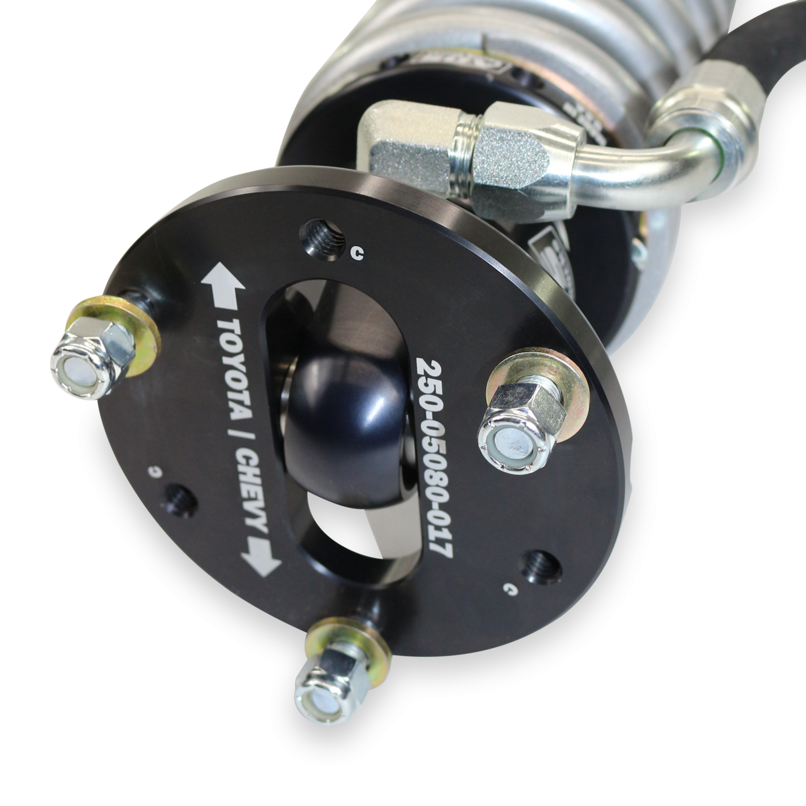 1996-2004 Toyota Tacoma Base Dlx SR5 Limited Pre Runner S-Runner Direct Fit 2.5 inch Reservoir Race Coilovers Front Provides 1-3 (in) Front Lift, With 650 (lb/in) Springs ADS Shocks