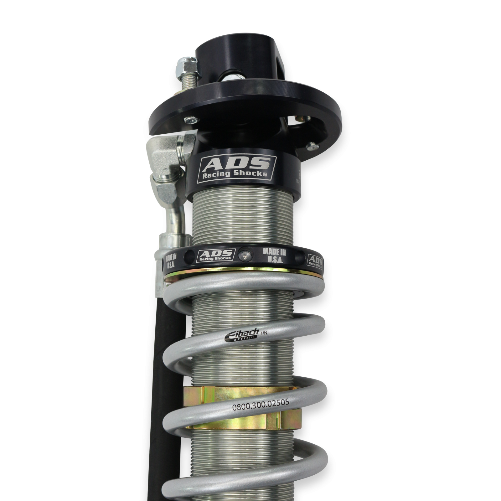 2021-2025 Ford Bronco Direct Fit 2.5 inch Adjustable Reservoir Race Coilovers Rear 17.719 Inch Collapsed 27.723 Inch Extended Remote Reservoir 2 Door ADS Shocks