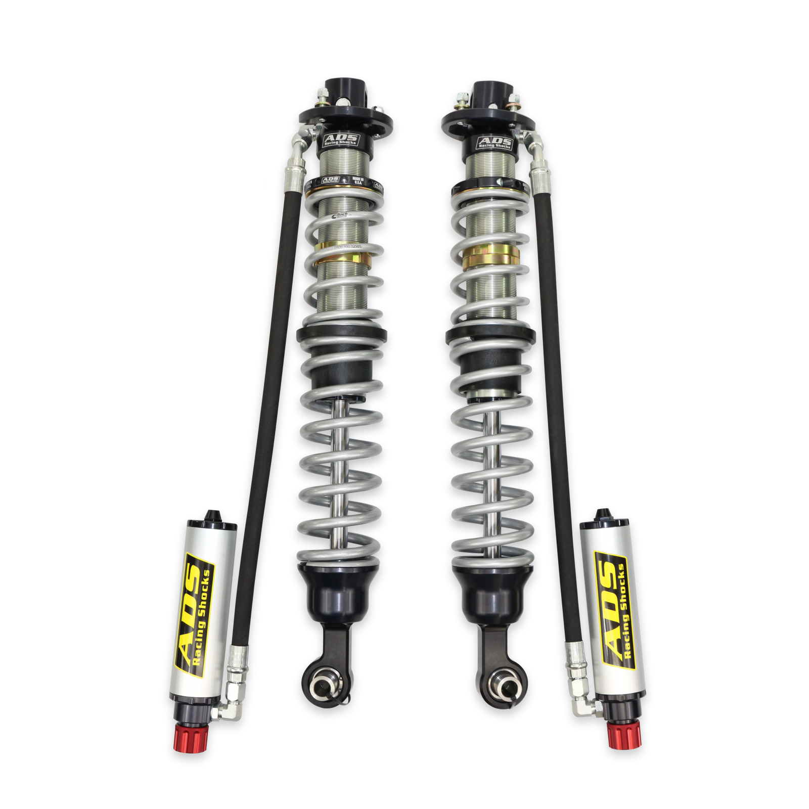 2021-2025 Ford Bronco Direct Fit 2.5 inch Adjustable Reservoir Race Coilovers Rear 17.719 Inch Collapsed 27.723 Inch Extended Remote Reservoir 2 Door ADS Shocks
