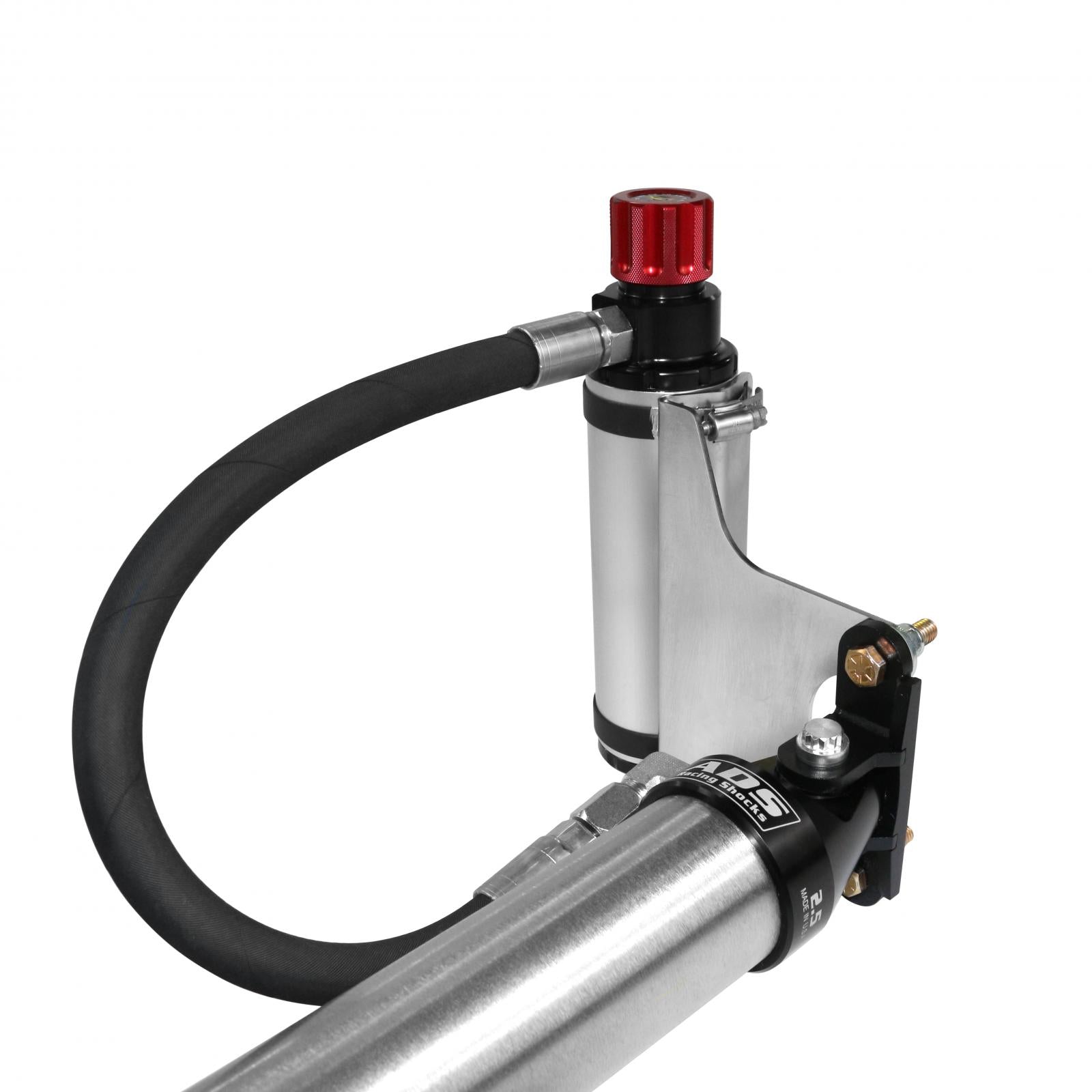 2011-2025 Chevrolet Silverado 2500 HD 2011-2025 Chevrolet Silverado 3500 HD and More Direct Fit 2.5 inch Adjustable Reservoir Race Shocks Front 13.75 Inch Collapsed 18.75 Inch Extended ADS Shocks