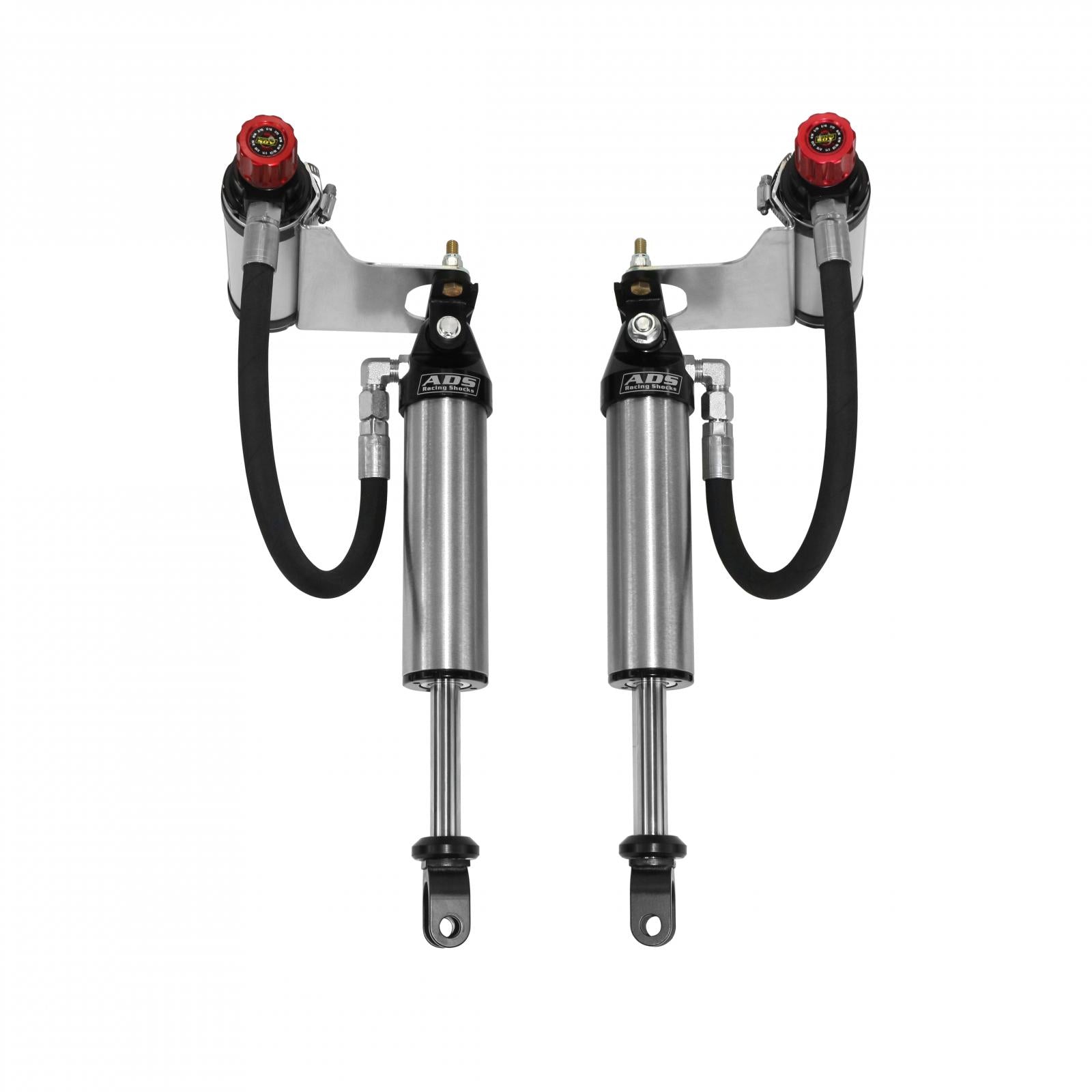 2011-2025 Chevrolet Silverado 2500 HD 2011-2025 Chevrolet Silverado 3500 HD and More Direct Fit 2.5 inch Adjustable Reservoir Race Shocks Front 13.75 Inch Collapsed 18.75 Inch Extended ADS Shocks
