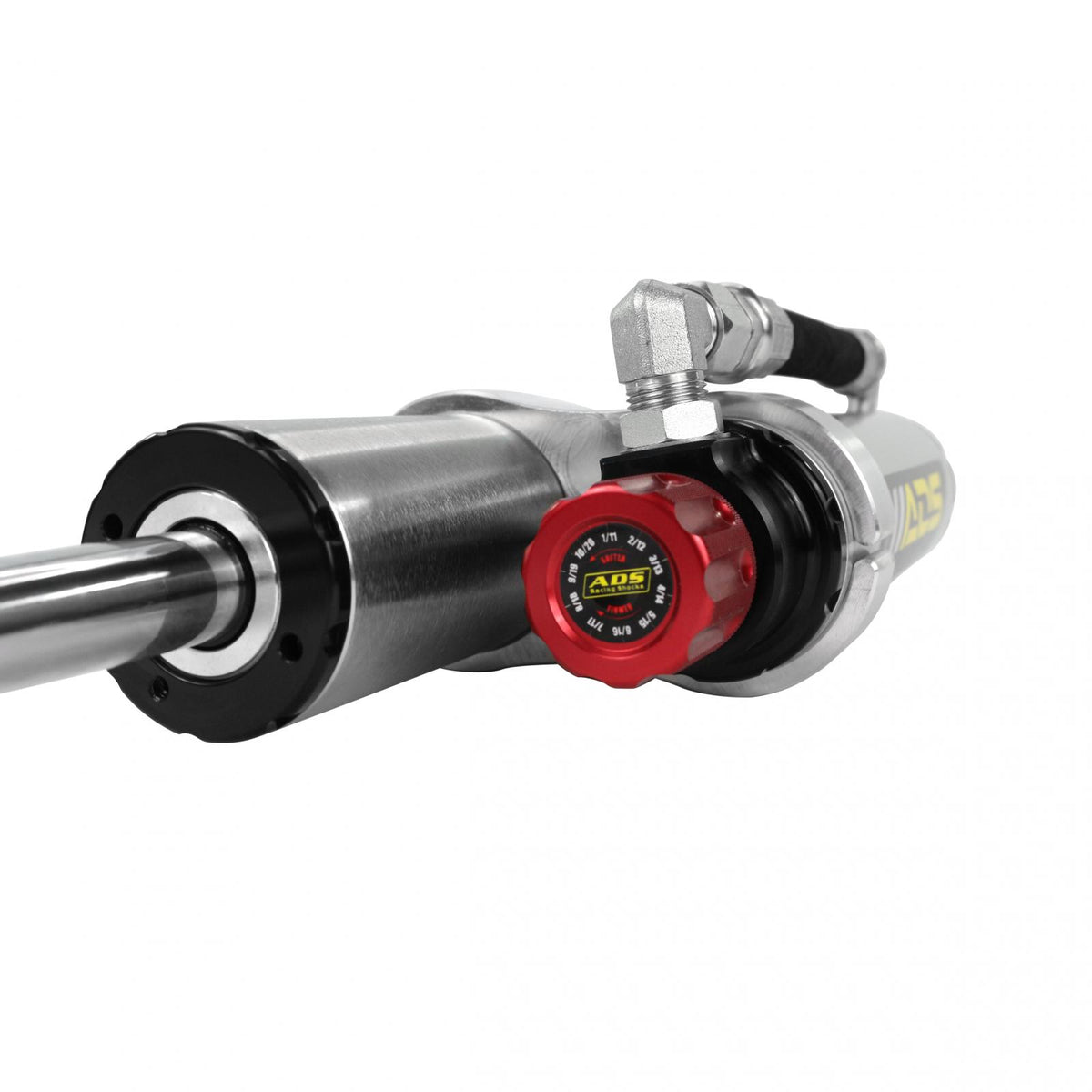 2011-2025 Chevrolet Silverado 2500 HD 2011-2025 Chevrolet Silverado 3500 HD and More Direct Fit 2.5 inch Adjustable Piggyback Race Shocks Rear 16.04 Inch Collapsed 26.06 Inch Extended ADS Shocks
