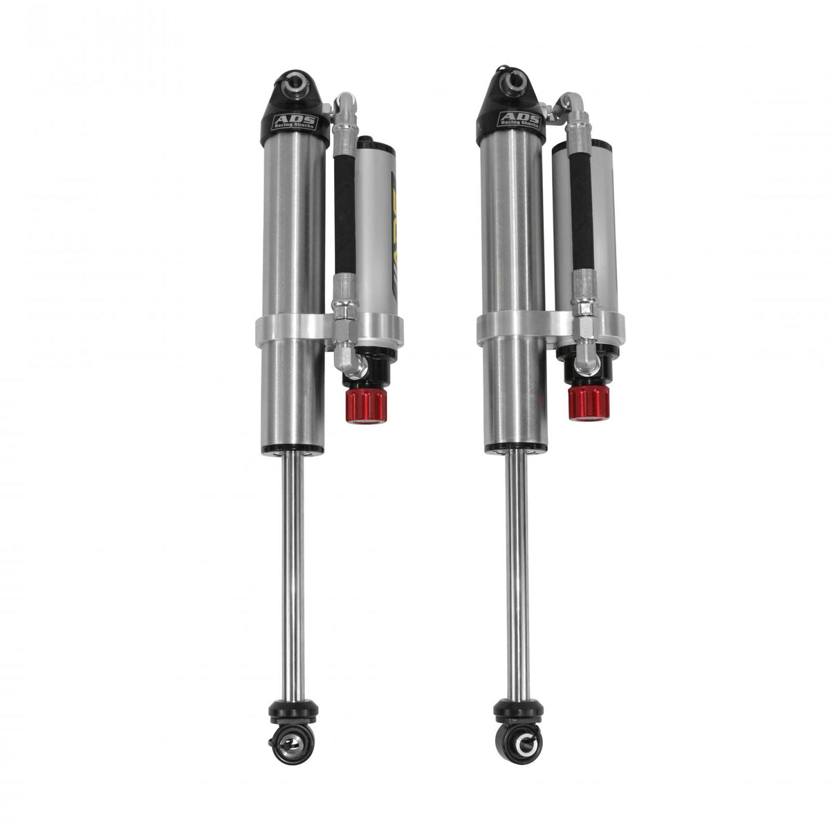 2011-2025 Chevrolet Silverado 2500 HD 2011-2025 Chevrolet Silverado 3500 HD and More Direct Fit 2.5 inch Adjustable Piggyback Race Shocks Rear 16.04 Inch Collapsed 26.06 Inch Extended ADS Shocks