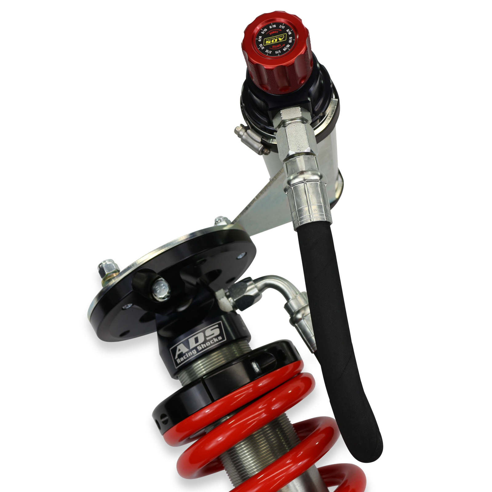 2019 Chevrolet Silverado 1500 2007-2018 Chevrolet Silverado 1500 and More Direct Fit 2.5 inch Adjustable Reservoir Race Coilovers Front 14.875 Inch Collapsed 19.769 Inch Extended With 600 (lb/in) Springs ADS Shocks