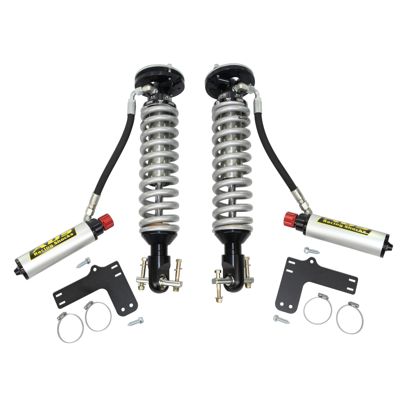 2022 Chevrolet Silverado 1500 2019-2026 Chevrolet Silverado 1500 and More Direct Fit 2.5 inch Adjustable Reservoir Race Coilovers Front ADS Shocks