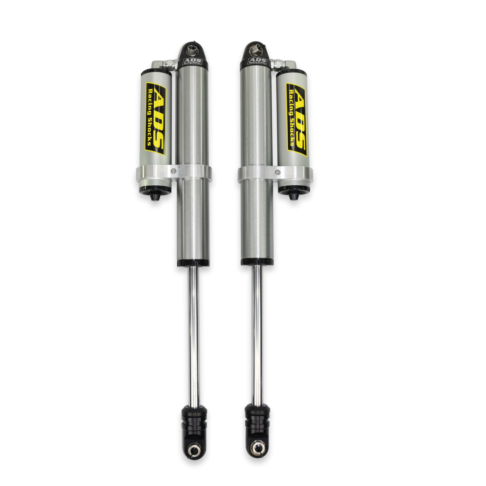 2005-2022 Ford F-250 Super Duty 2005-2022 Ford F-350 Super Duty Direct Fit 2.5 inch Piggyback Race Shocks Rear 19.599 Inch Collapsed 30.595 Inch Extended ADS Shocks