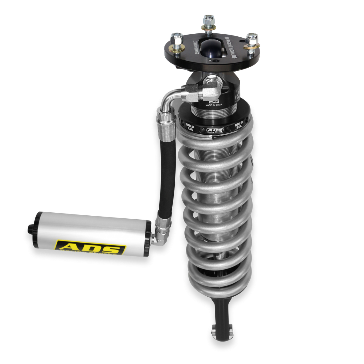 2003-2024 Toyota 4Runner 2007-2014 Toyota Fj Cruiser Direct Fit 2.5 inch Reservoir Race Coilovers Front Provides 0-3 (in) Front Lift, With 600 (lb/in) Springs ADS Shocks