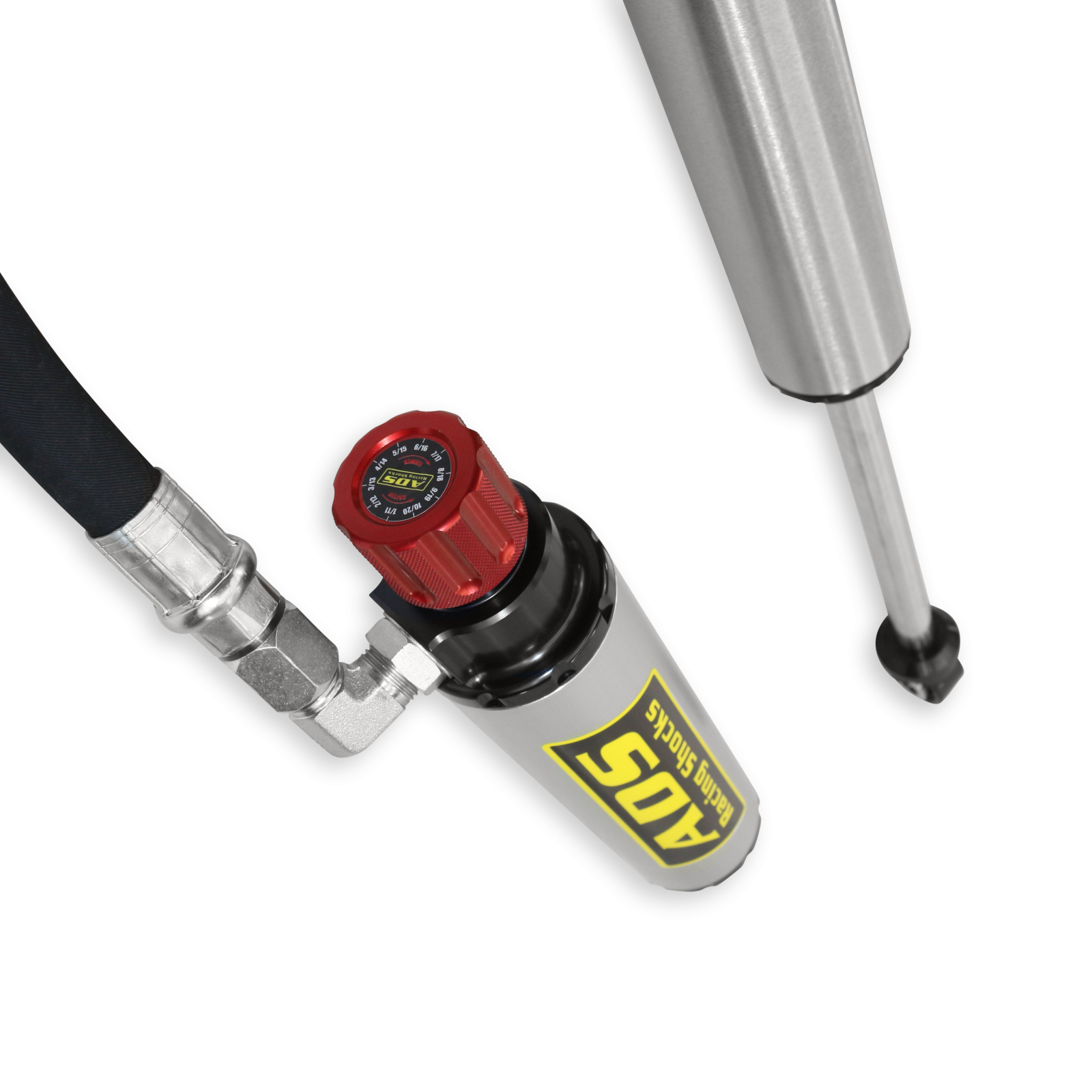 2005-2023 Toyota Tacoma Direct Fit 2.5 inch Adjustable Reservoir Race Shocks Rear 16.581 Inch Collapsed 26.596 Inch Extended ADS Shocks