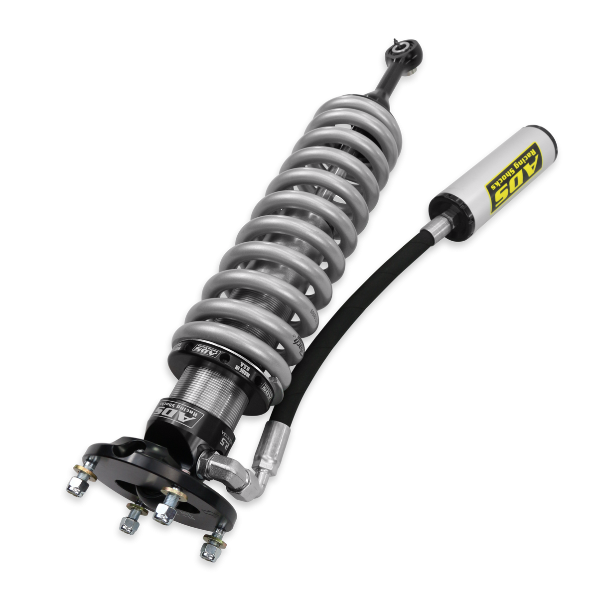 2007-2021 Toyota Tundra Direct Fit 2.5 inch Reservoir Race Coilovers Front 18.8 Inch Collapsed 25.819 Inch Extended Remote Reservoir With 650 (lb/in) Springs ADS Shocks