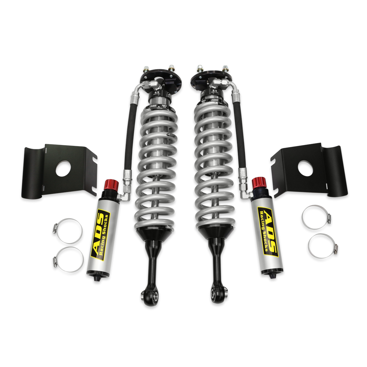 2007-2021 Toyota Tundra Direct Fit 2.5 inch Adjustable Reservoir Race Coilovers Front 18.8 Inch Collapsed 25.819 Inch Extended ADS Shocks