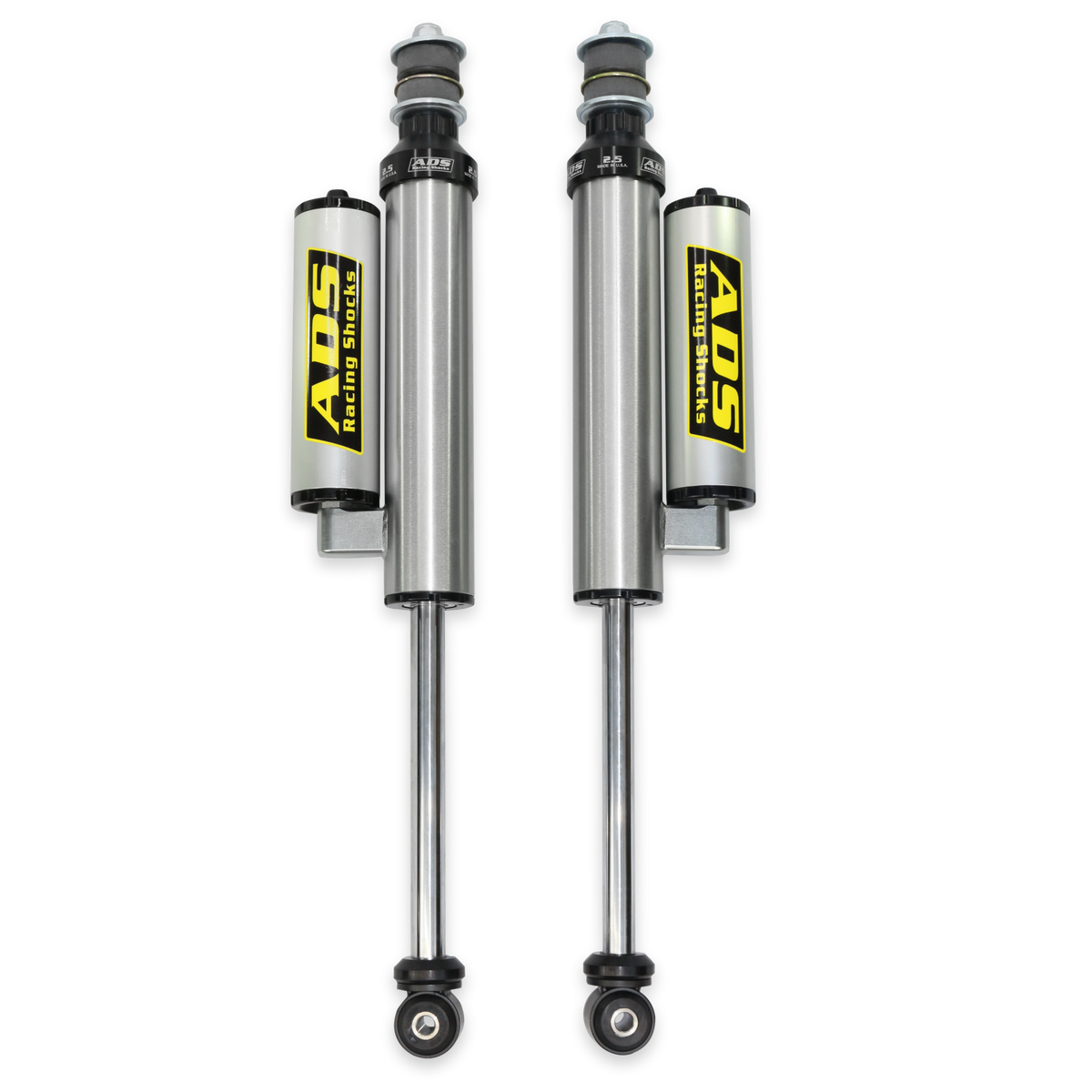 2007-2021 Toyota Tundra Direct Fit 2.5 inch Piggyback Race Shocks Rear 16.199 Inch Collapsed 25.707 Inch Extended ADS Shocks