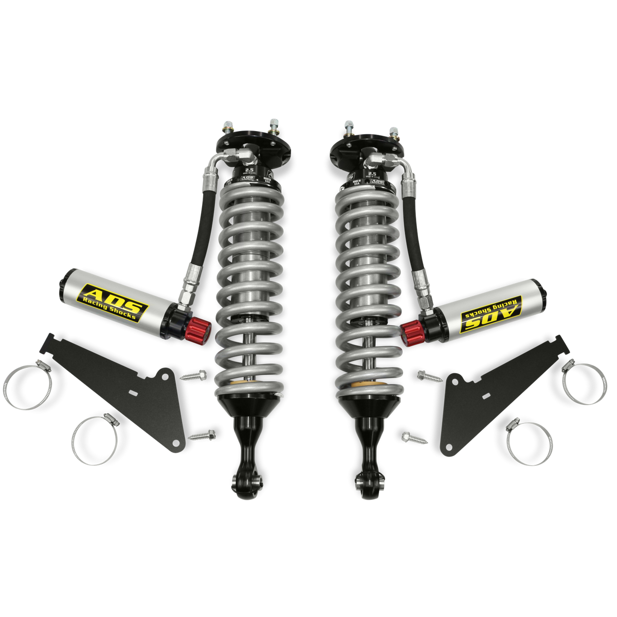 2022-2025 Toyota Tundra 2023-2025 Toyota Sequoia Direct Fit 2.5 inch Adjustable Reservoir Race Coilovers Front Provides 2-3 (in) Front Lift, With 550 (lb/in) Springs ADS Shocks