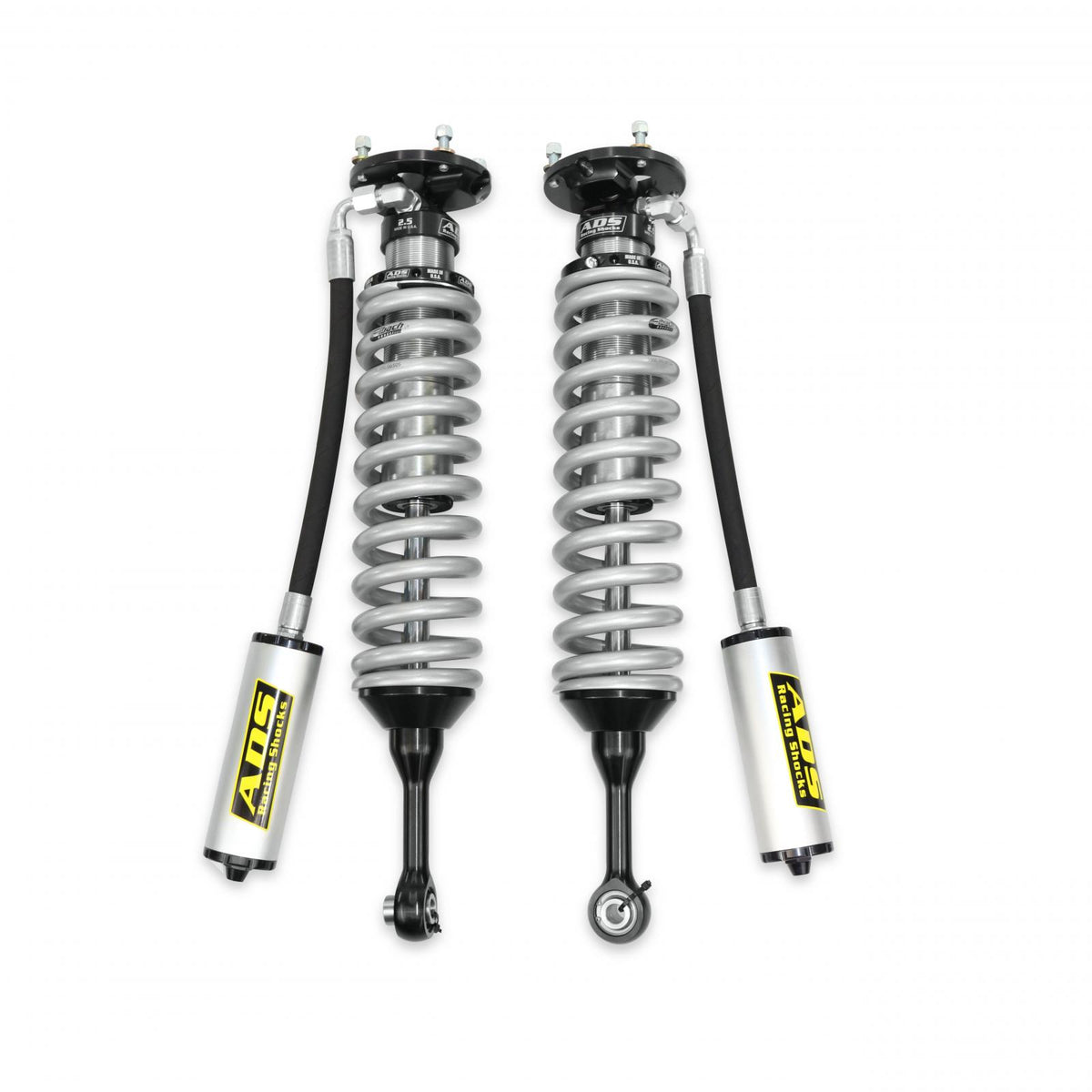 2024-2025 Toyota Tacoma Direct Fit 2.5 inch Reservoir Race Coilovers Front Provides 0-2.5 (in) Front Lift, With 450 (lb/in) Springs ADS Shocks