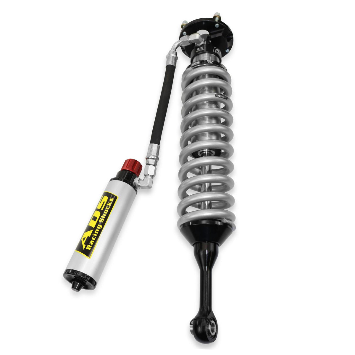 2024-2025 Toyota Tacoma Direct Fit 2.5 inch Adjustable Reservoir Race Coilovers Front  Provides 0-2.5 (in) Front Lift, With 450 (lb/in) Springs ADS Shocks