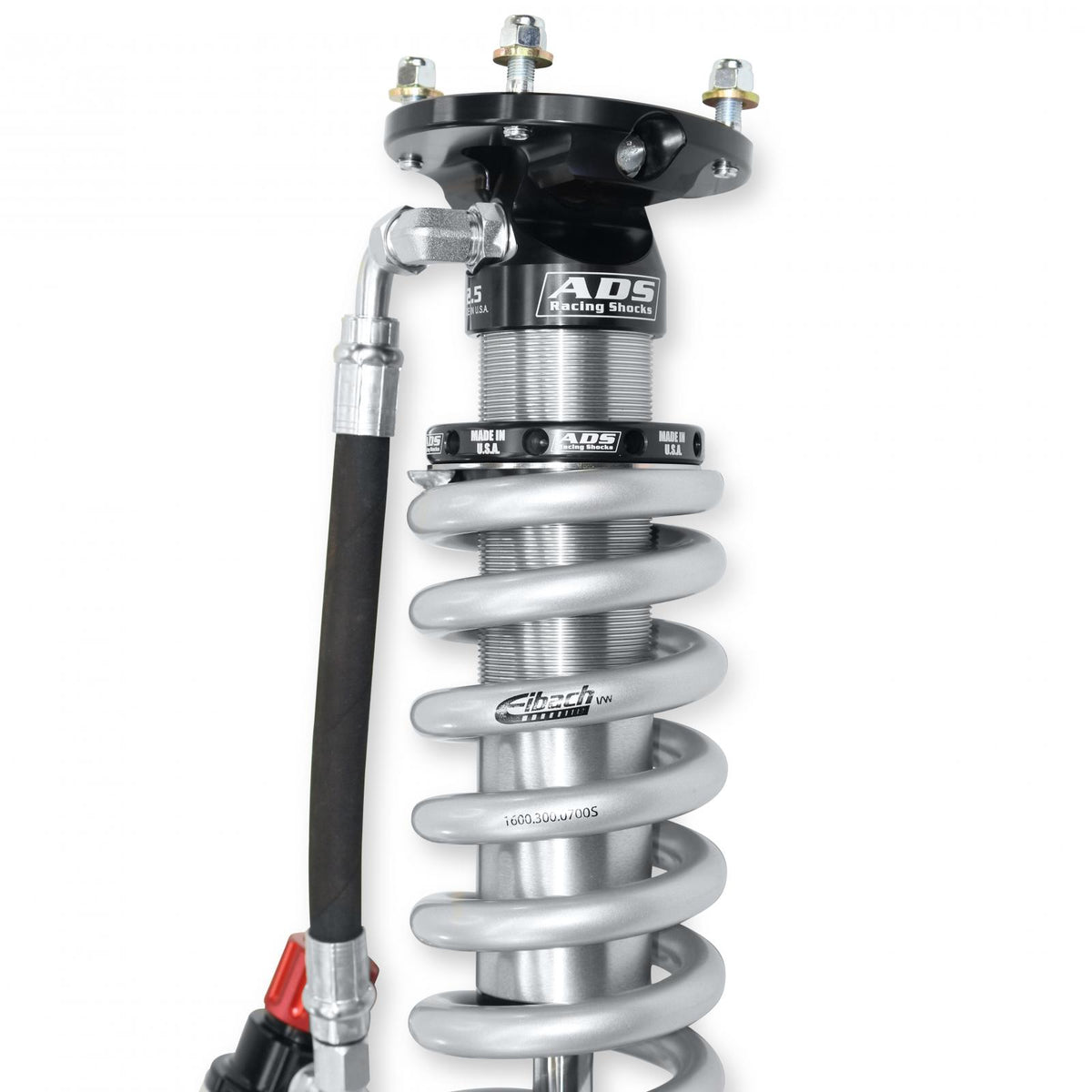 2024-2025 Toyota Tacoma Direct Fit 2.5 inch Adjustable Reservoir Race Coilovers Front  Provides 1-2.5 (in) Front Lift, With 500 (lb/in) Springs ADS Shocks