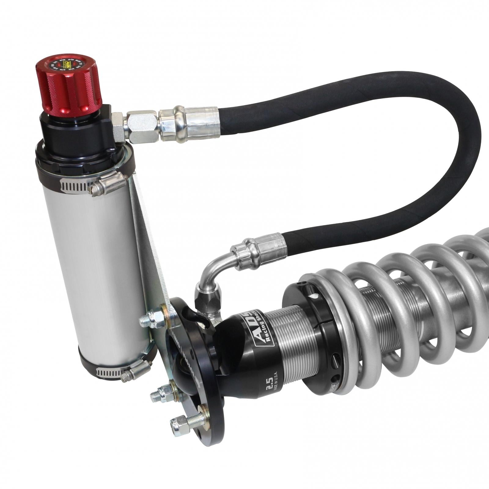 2017-2022 Chevrolet Colorado ZR2 Direct Fit 2.5 inch Adjustable Reservoir Race Coilovers Front 17.25 Inch Collapsed 22.269 Inch Extended With 700 (lb/in) Springs ADS Shocks
