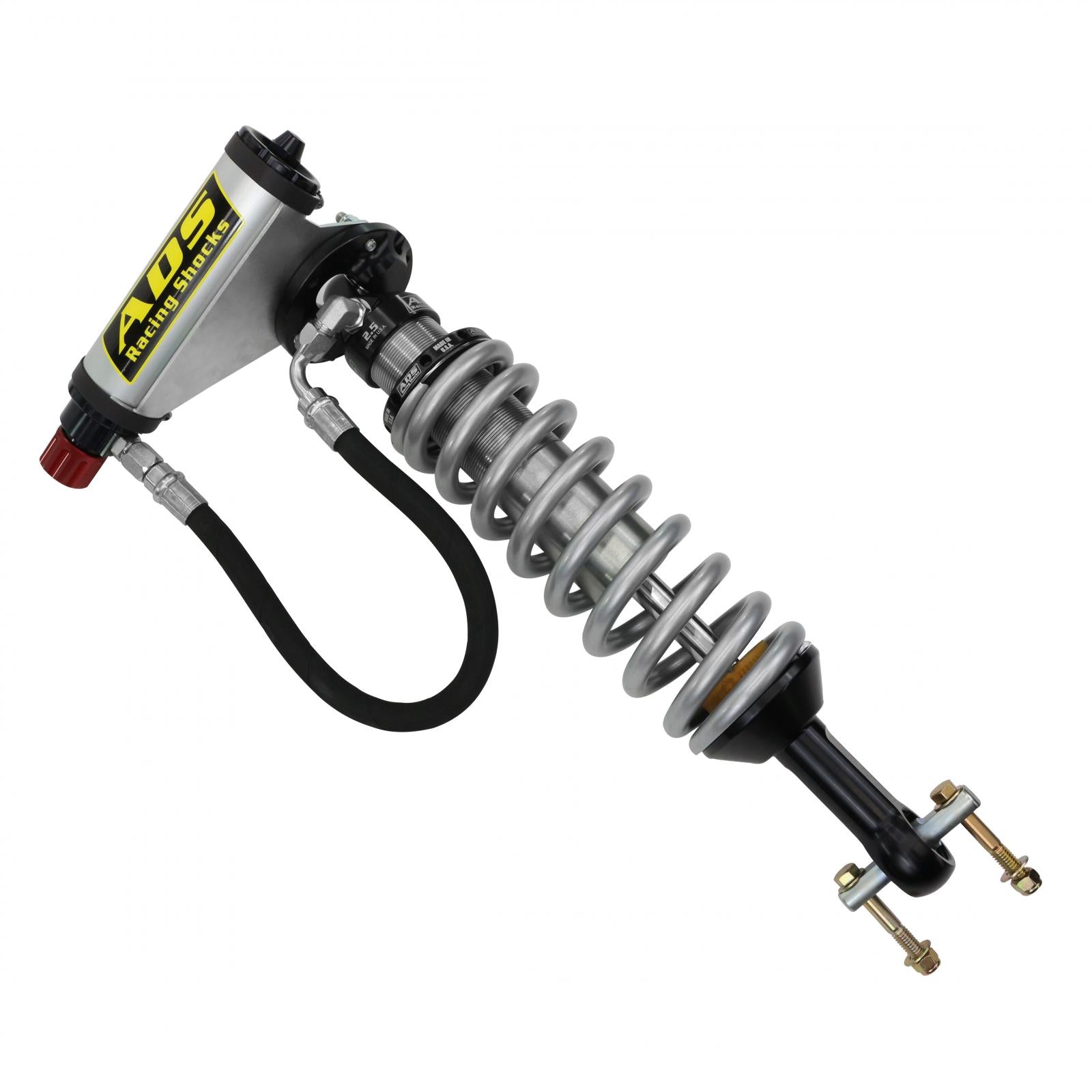 2017-2022 Chevrolet Colorado ZR2 Direct Fit 2.5 inch Adjustable Reservoir Race Coilovers Front 17.25 Inch Collapsed 22.269 Inch Extended With 700 (lb/in) Springs ADS Shocks