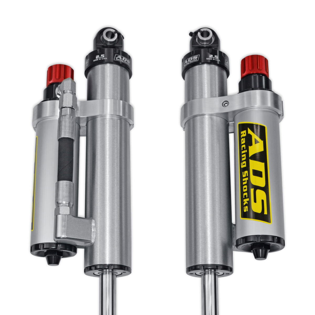 2017-2022 Chevrolet Colorado ZR2 Direct Fit 2.5 inch Adjustable Piggyback Race Shocks Rear 15.21 Inch Collapsed 25.225 Inch Extended ADS Shocks
