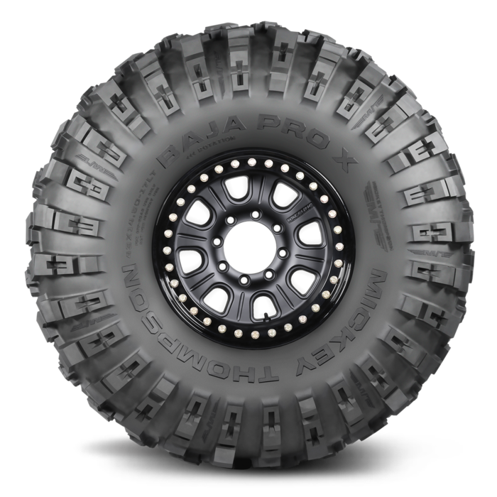 Baja Pro X 17.0 Inch 43X14.50-17LT Black Sidewall Racing Bias Tire Mickey Thompson