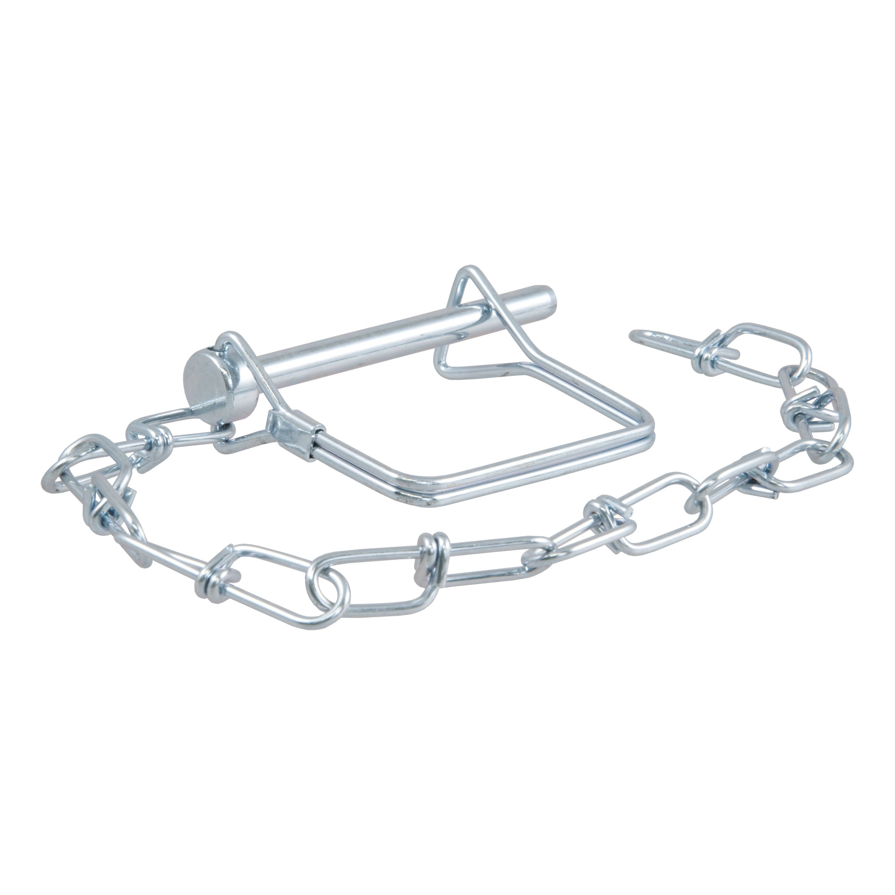 CURT Trailer Coupler Pin with 12-Inch Chain, 1/4-Inch Diameter x 2-3/4-Inch Long Model 25012