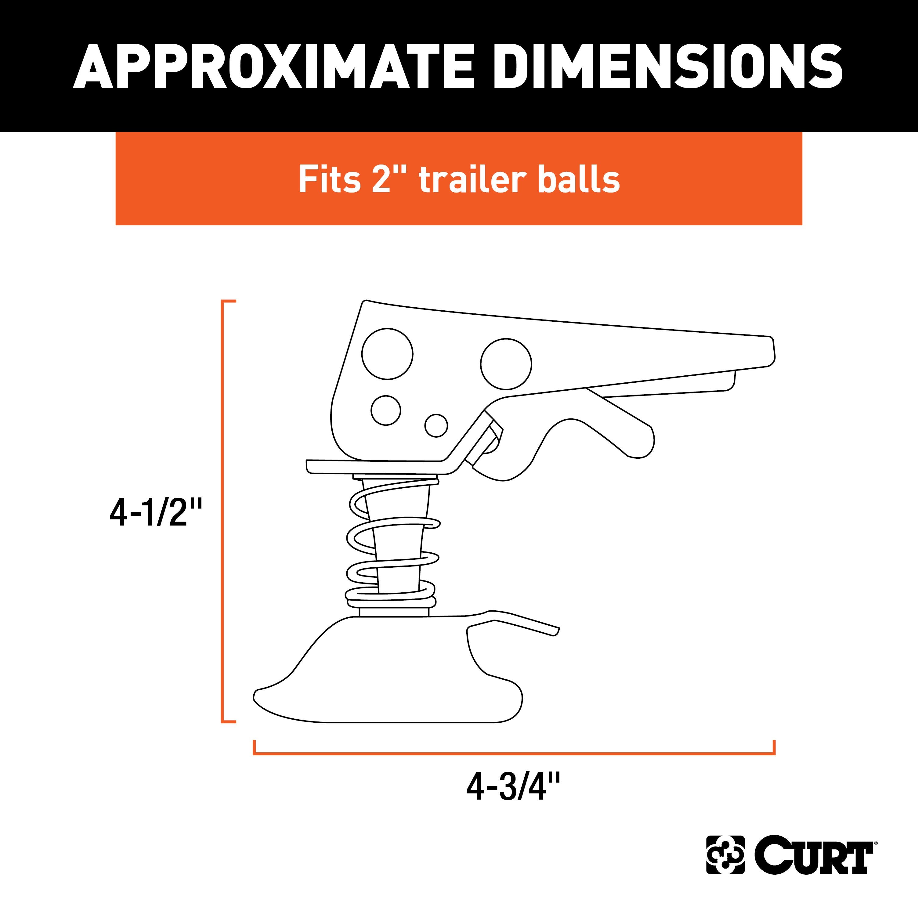 CURT Posi-Lock Coupler Replacement Latch for or #25210 Model 25294