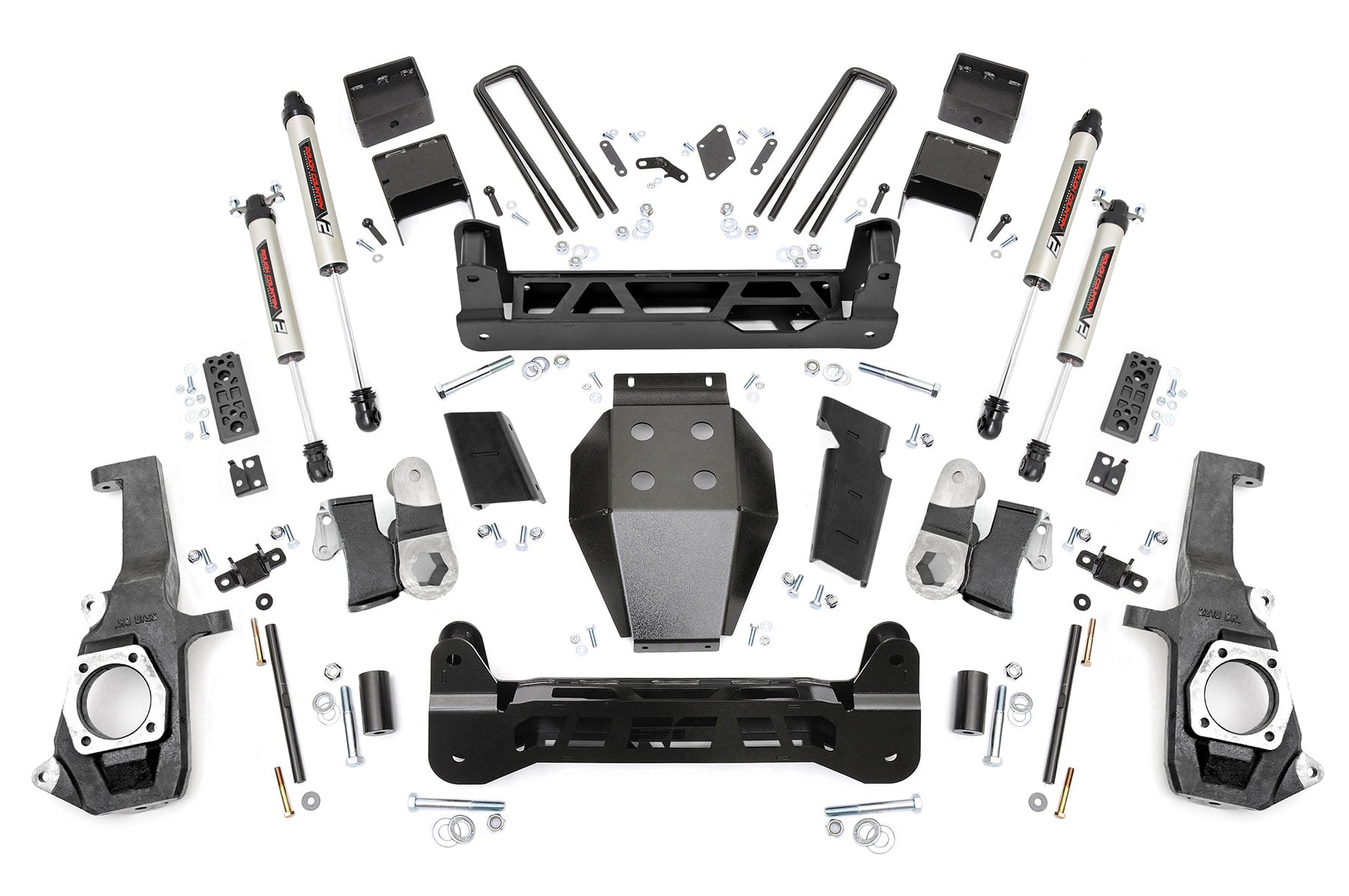 5 Inch Lift Kit NTD V2 Silverado/Sierra 2500HD/3500HD (11-19) Rough Country