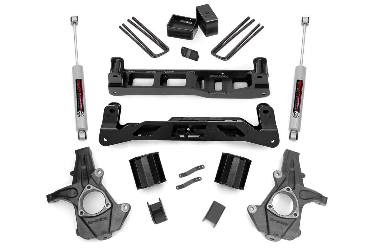 5 Inch Lift Kit Full Silverado/Sierra 1500 2WD (2007-2013) Rough Country