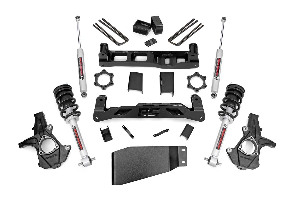 5 Inch Lift Kit N3 Strut Silverado/Sierra 1500 4WD (07-13) Rough Country