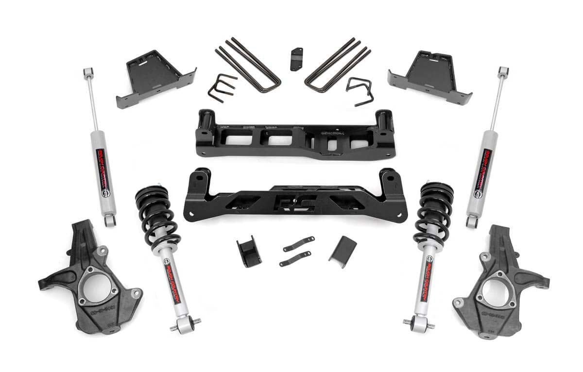 7.5 Inch Lift Kit N3 Struts Silverado/Sierra 1500 2WD (07-13) Rough Country