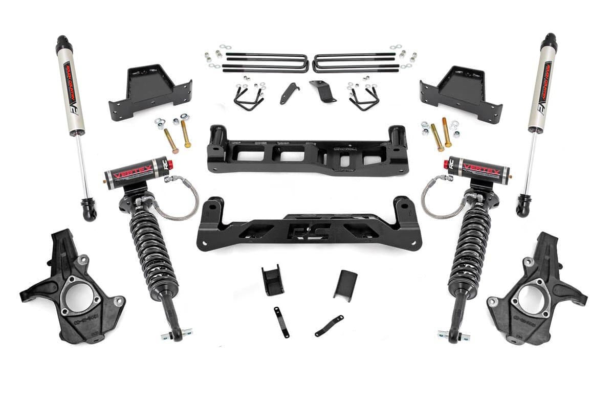 7.5 Inch Lift Kit Vertex/V2 Silverado/Sierra 1500 2WD (07-13) Rough Country
