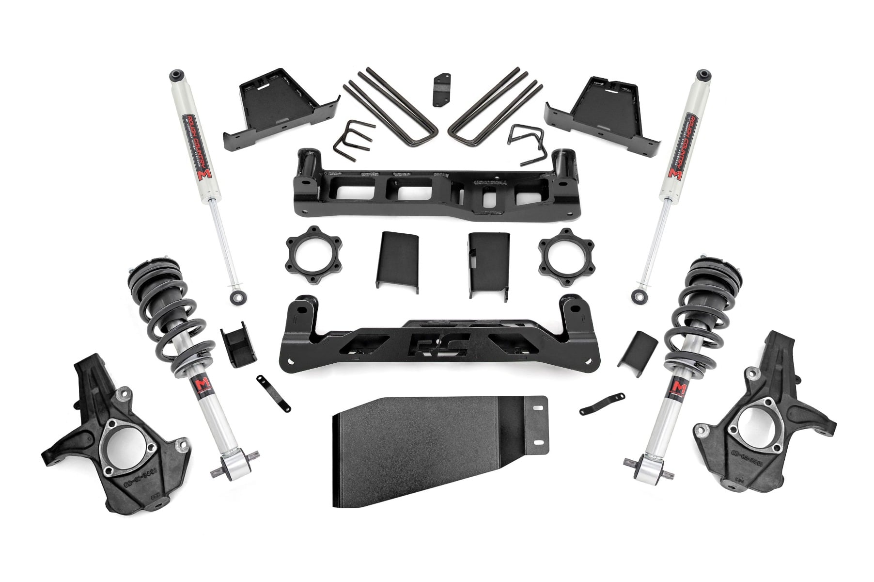 7.5 Inch Lift Kit M1 Struts/M1 Silverado/Sierra 1500 4WD (07-13) Rough Country