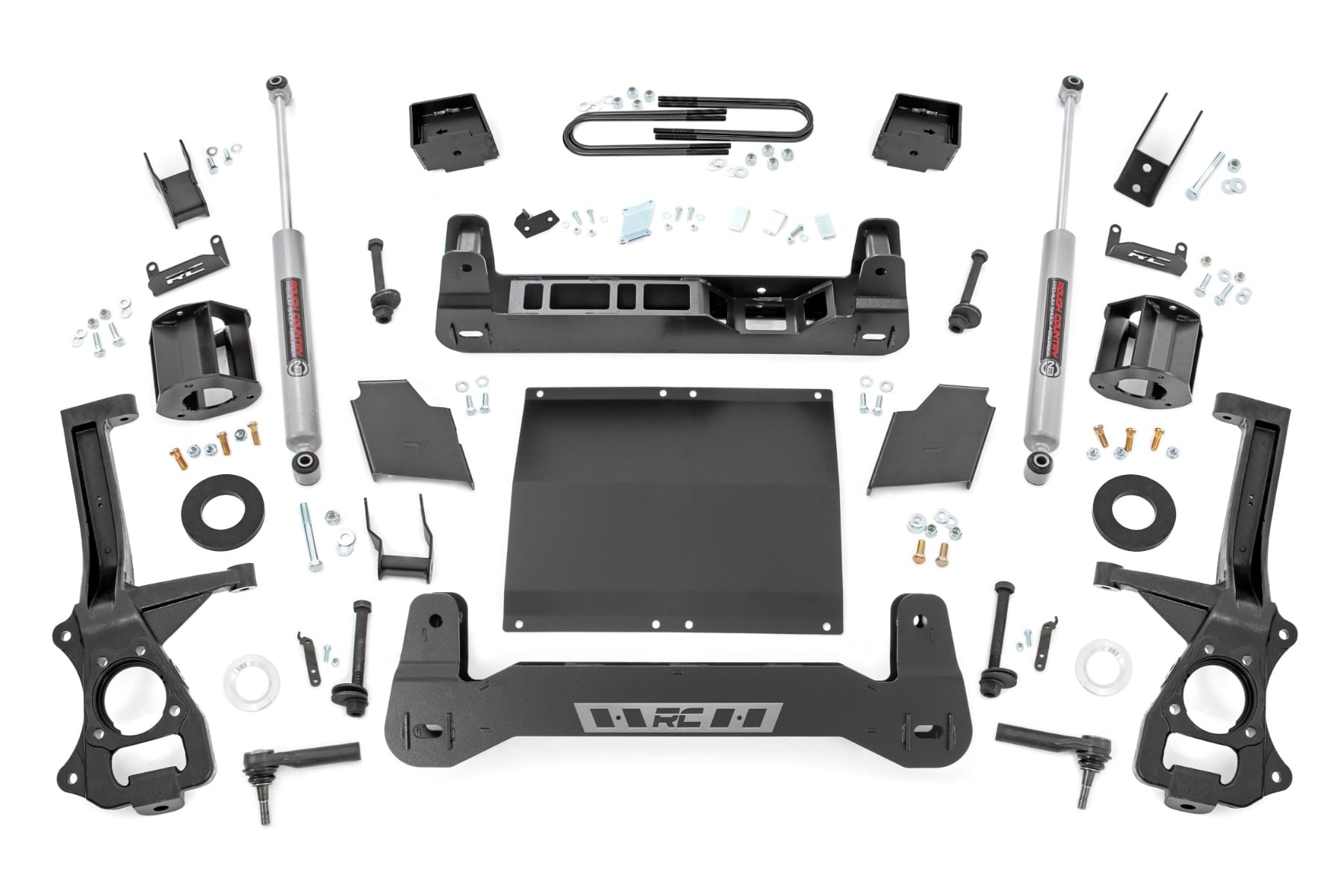 6 Inch Lift Kit Mono Leaf Rear Diesel GMC Sierra 1500 2WD/4WD (19-24) Rough Country