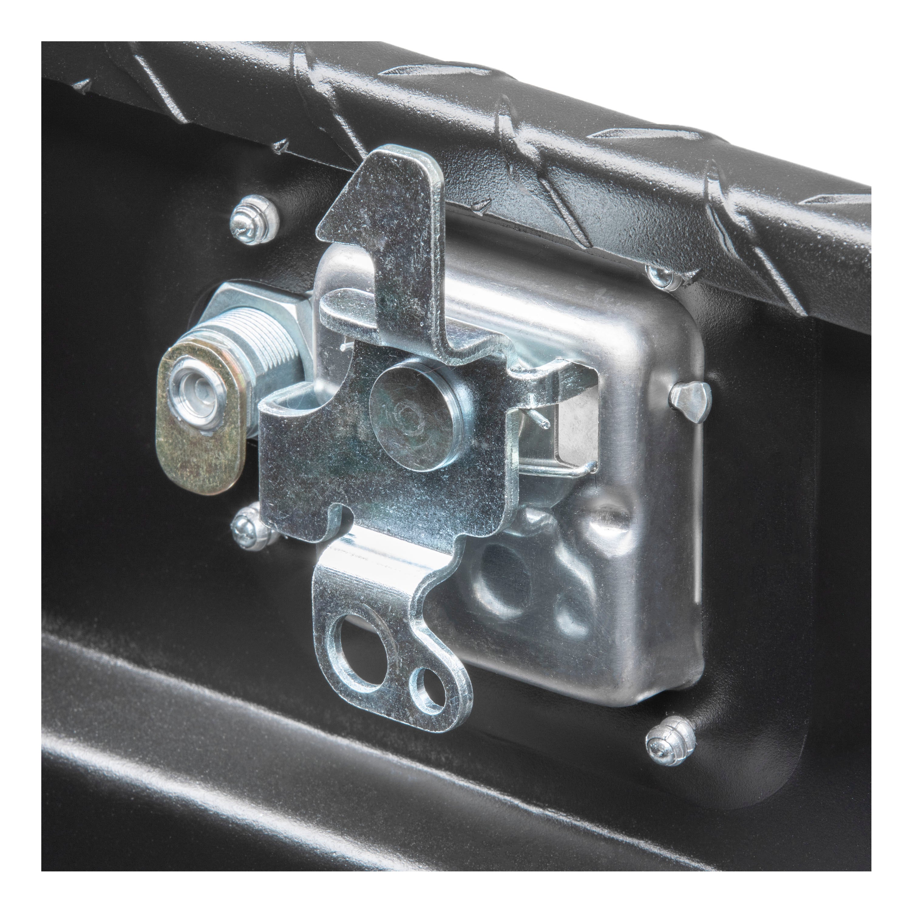 UWS Matte Black Aluminum UTV Side Tool Box - Polaris Ranger Model UTV-SM33-MB