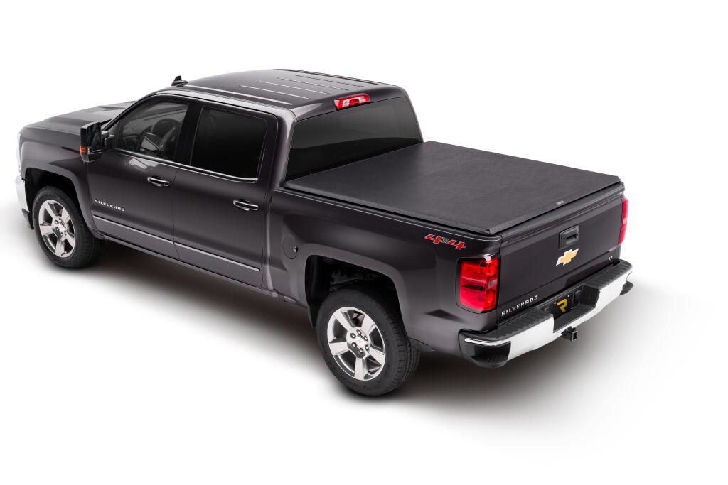 TruXport Tonneau Cover Black 2014-2018 (2019 Legacy/Limited) Silverado/Sierra 1500/2015-2019 2500 HD/3500 HD 6 Foot 6 Inch Bed Truxedo