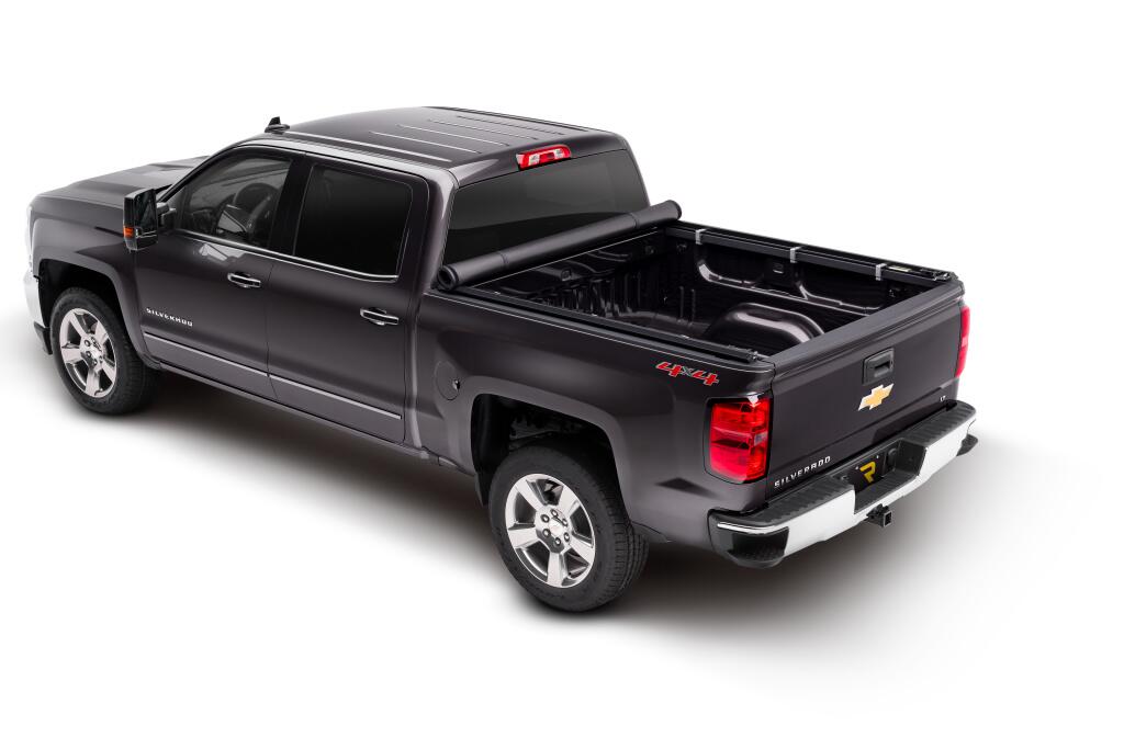 TruXport Tonneau Cover Black 2014-2018 (2019 Legacy/Limited) Silverado/Sierra 1500/2015-2019 2500 HD/3500 HD 6 Foot 6 Inch Bed Truxedo
