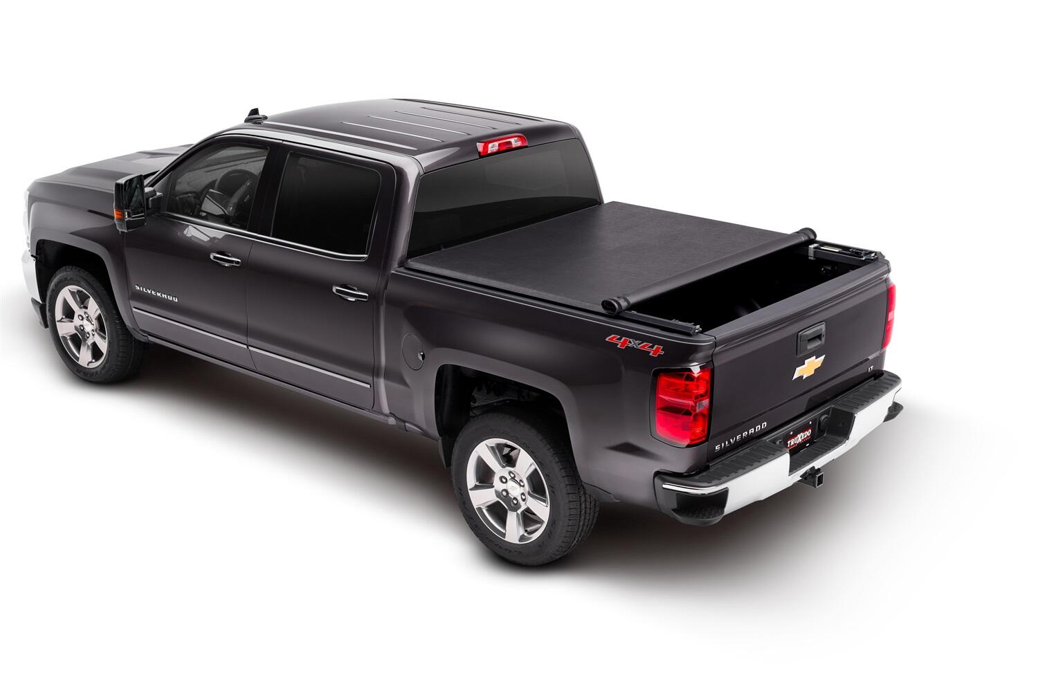 TruXport Tonneau Cover Black 2014-2018 (2019 Legacy/Limited) Silverado/Sierra 1500/2015-2019 2500 HD/3500 HD 6 Foot 6 Inch Bed Truxedo