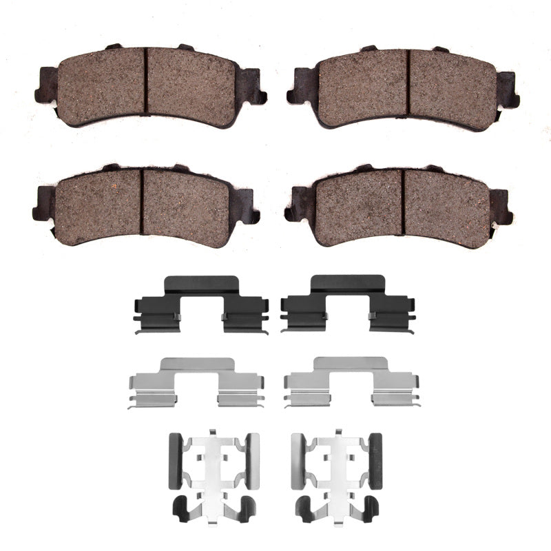 R1 03-07 Chevrolet Silverado 1500 Rear Semi Met Pads & Hardware Kit