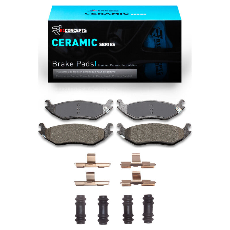 R1 2002-2024 Chrysler Aspen Rear R1 Ceramic Pads & Hardware Kit