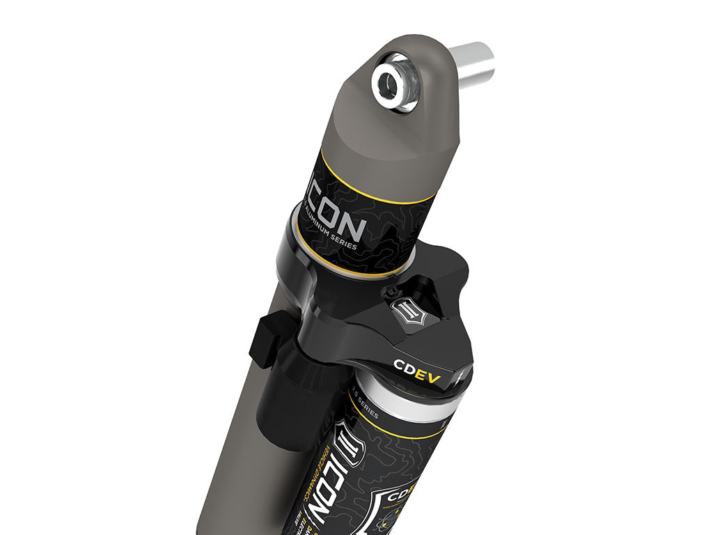 2020-2023 Jeep Gladiator 1.5 Inch Lift Rear V.S. 2.5 Aluminum Series Shock Absorbers Piggyback Reservoir W/ CDEV Pair Icon Vehicle Dynamics