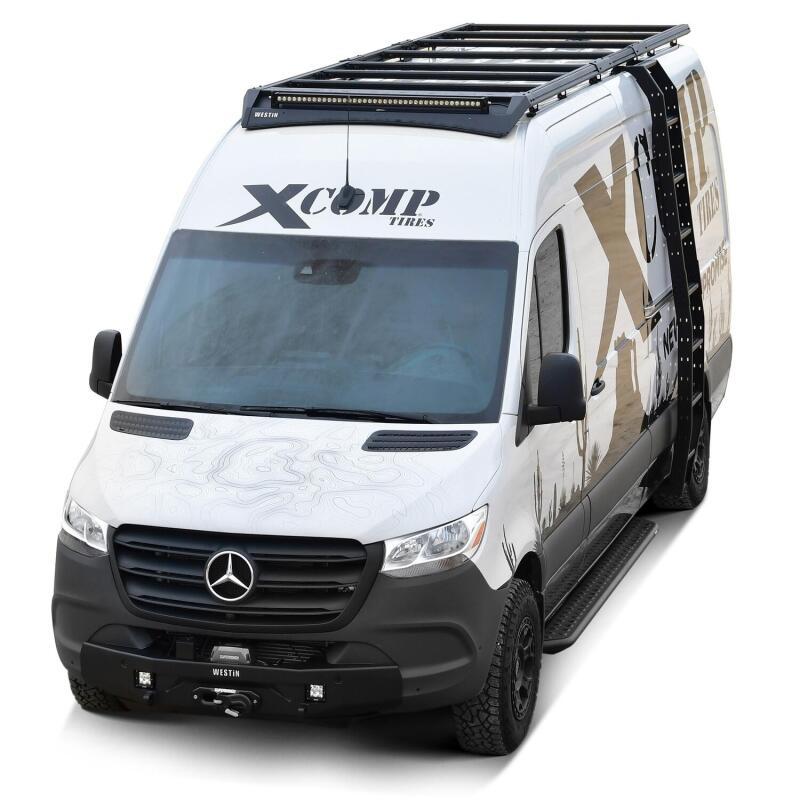 Westin 19-24 Mercedes-Benz Sprinter High Roof Mesa Side Ladder - Textured Black