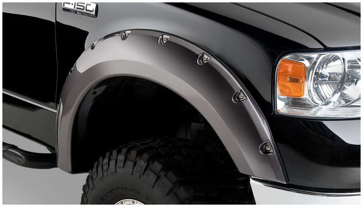 Pocket Style Fender Flare 4 PC Set For 2004-2008 F-150 Husky Liners