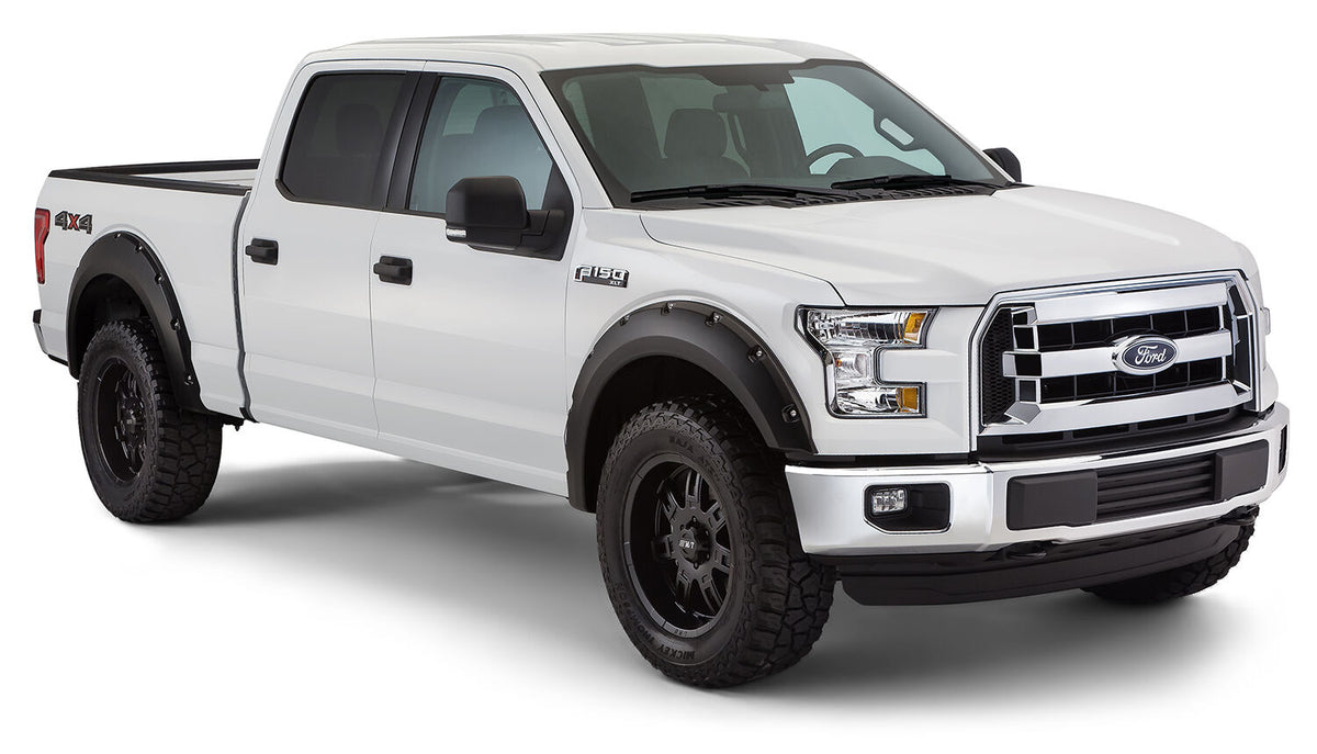 Pocket Style Fender Flare 4 PC Set For 2015-2017 F-150 Husky Liners