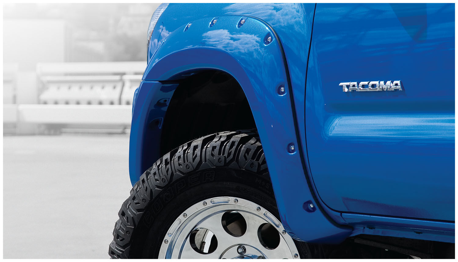 Pocket Style Fender Flare 4 PC Set For 2005-2011 Tacoma Husky Liners