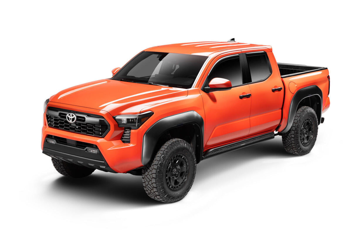 RVL Fender Flares Black Smooth Finish 4-Piece Set 24-26 Toyota Tacoma Husky Liners
