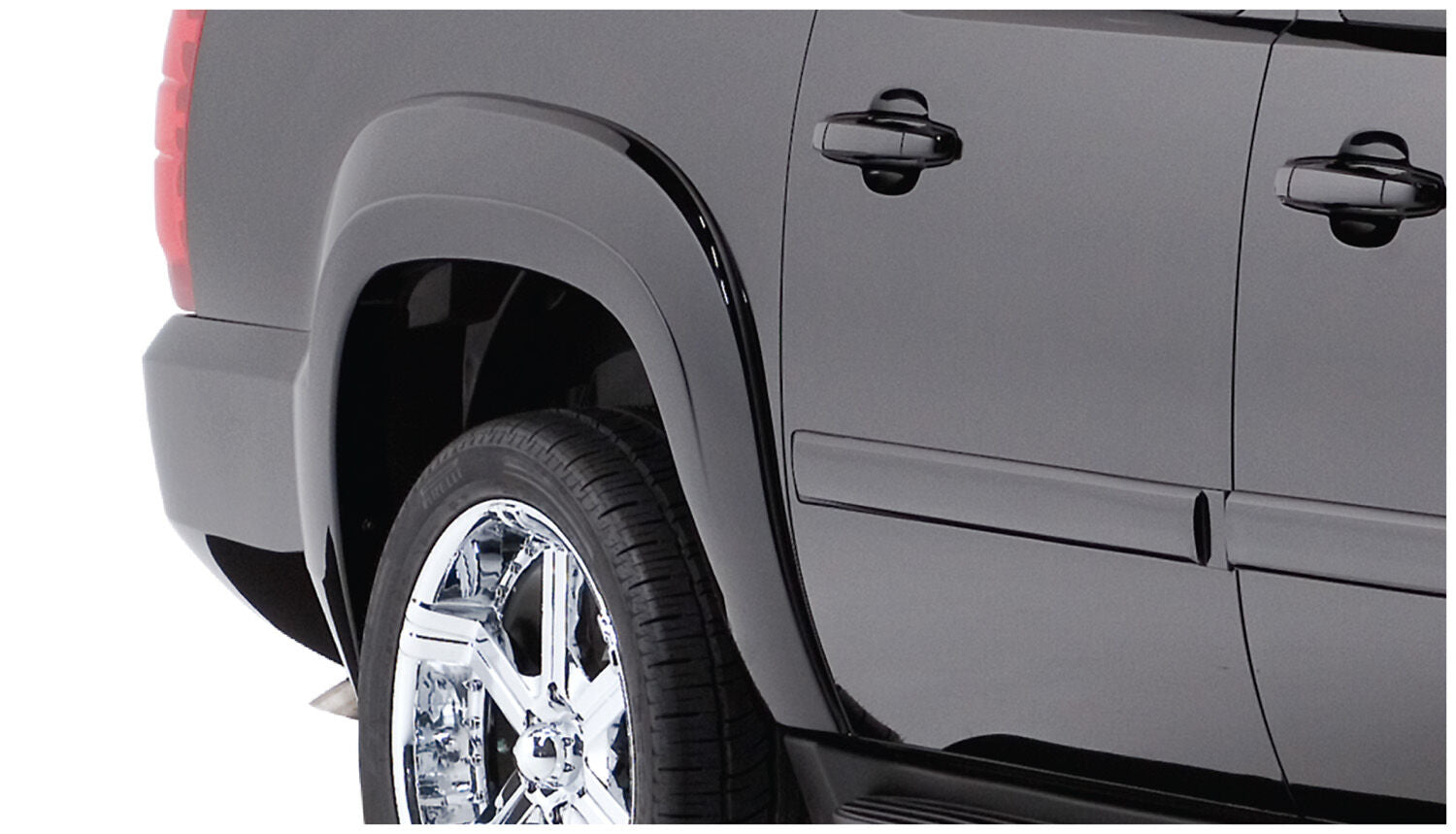 OE Style Fender Flares Black Smooth Finish 4-Piece Set For 2007-2014 Suburban 1500/2500 Husky Liners